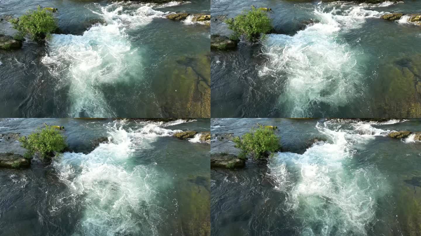河流水域生态水源