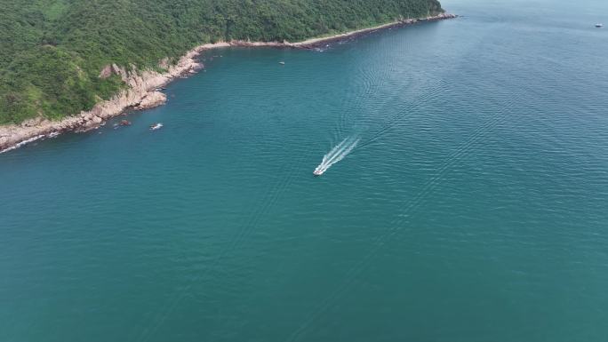 深圳大鹏心形海岛航拍