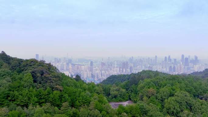 南山航拍重庆渝中区