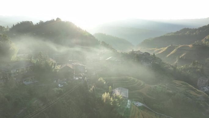 中国广西桂林市龙胜各族自治县龙脊梯田