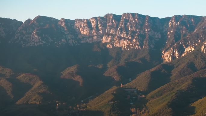 郑州登封嵩山太室山秋色