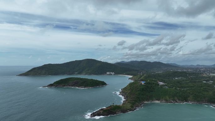 东南亚泰国普吉岛群岛夏季自然风光航拍