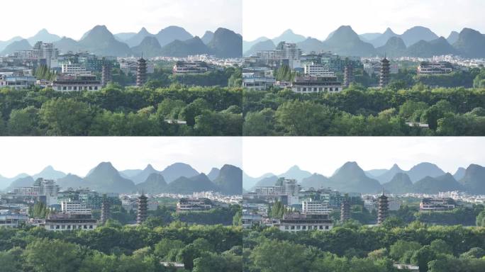 中国广西桂林市象山区日月双塔文化公园