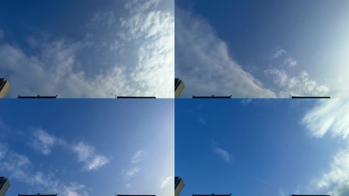 天空云朵延时摄影