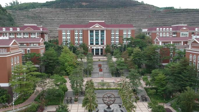 大学环境 校园 航拍大学生 学校 深圳