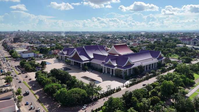 老挝国家会展中心航拍