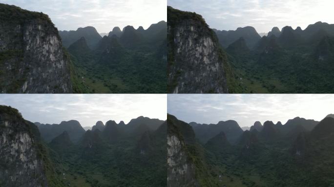 山区日出风景