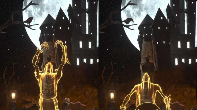 c4d万圣节宣传海报