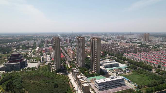 高青县城市坐标城市风光航拍解锁中国第6站