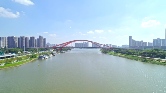 佛山东平河东平大桥交通车流（4K）