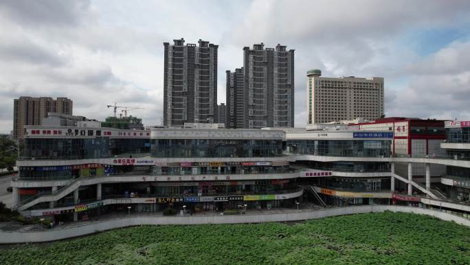 平度市城市地标街景风光航拍解锁中国平度站