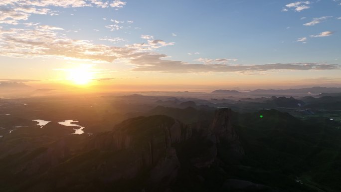 【原创】4k龟峰大气日出航拍