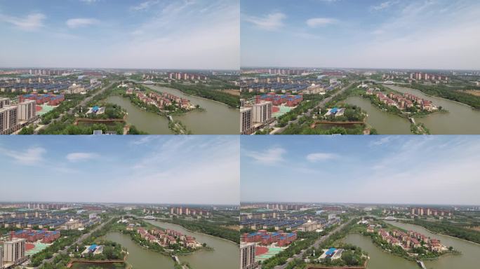 高青县城市坐标城市风光航拍解锁中国第6站