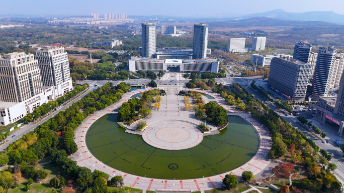 辽阳河东广场辽阳市政府广场 辽阳大剧院