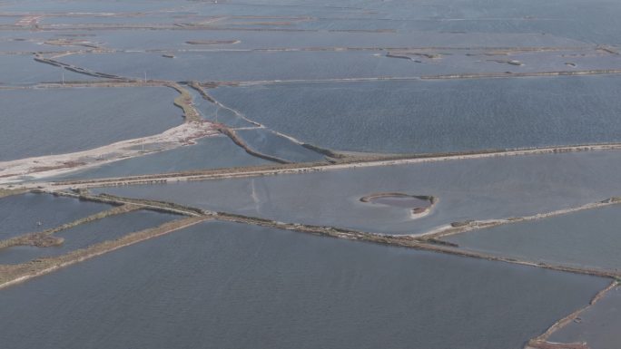 山西旅游运城盐池航拍4K运城死海运城旅游