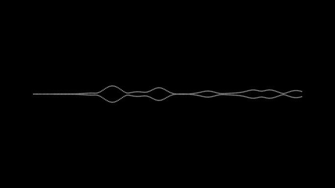 音频频谱线仿真在黑色背景下用于音乐和计算机计算的概念