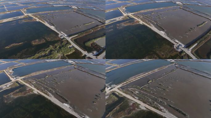 山西旅游运城盐池航拍4K运城死海运城旅游