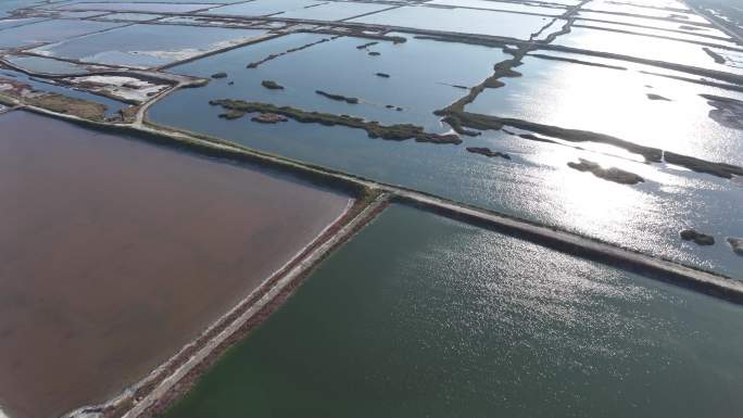 山西旅游运城盐池航拍4K运城死海运城旅游