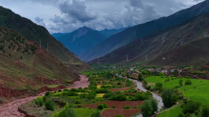 西藏风景航拍
