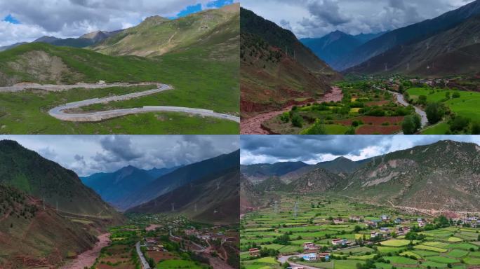 西藏风景航拍