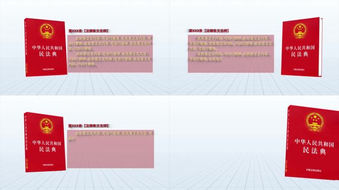 民法典法律条例展示
