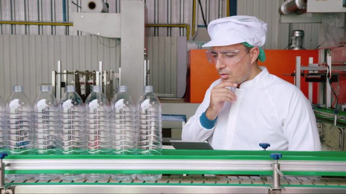 自动化反渗透饮用水生产厂，工业。