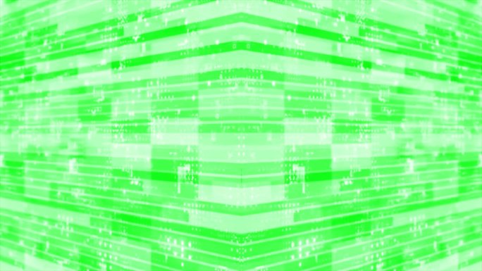 三维绿条纹盒子图案移动技术的网络空间背景