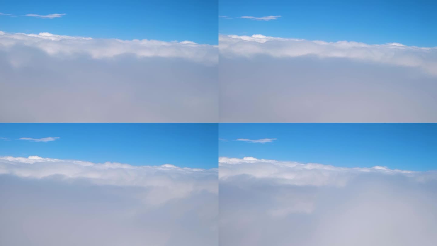 在大海的云中飞翔云雾云海大雾平流雾