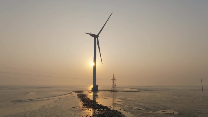 美丽中国-海边风力发电