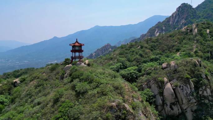 北京凤凰岭自然风景区航拍