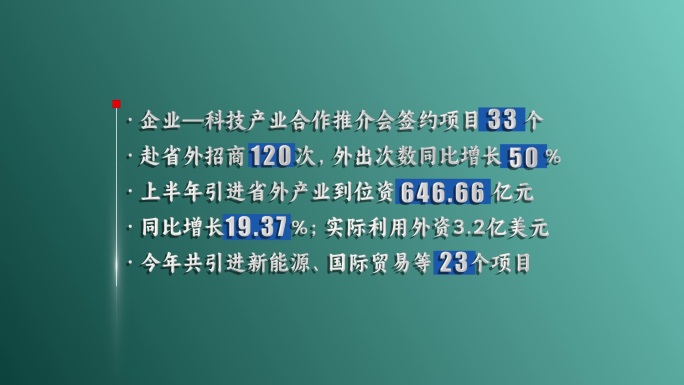 金色数据数字滚动文字字幕条ae模板_1