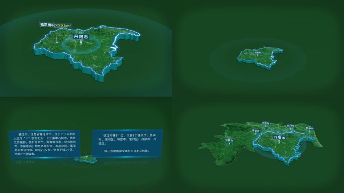 镇江市丹阳市面积人口基本信息地图展示