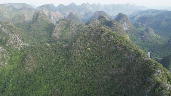 大自然山景青山地貌地形