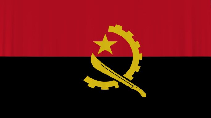 Angola  安哥拉国旗
