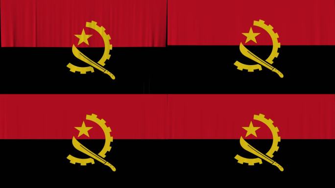 Angola  安哥拉国旗