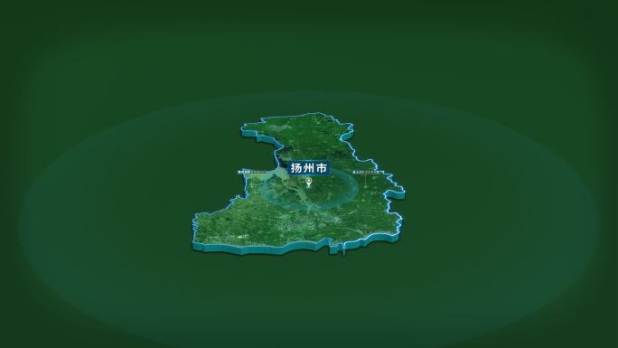 大气江苏省扬州市面积人口基本信息地图展示