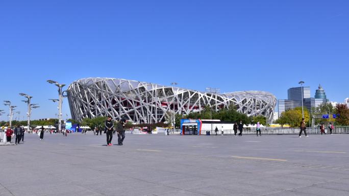 北京国家体育场鸟巢延时