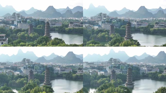 中国广西桂林市象山区日月双塔文化公园