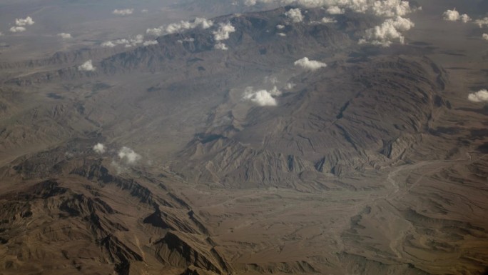 空中，沙漠，山脉，景观，中东，伊朗