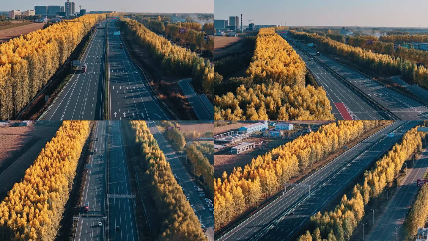 【京哈高速】秋天高速公路