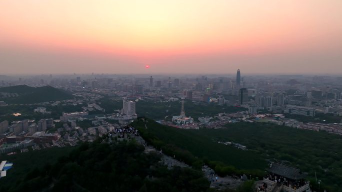 济南千佛山航拍