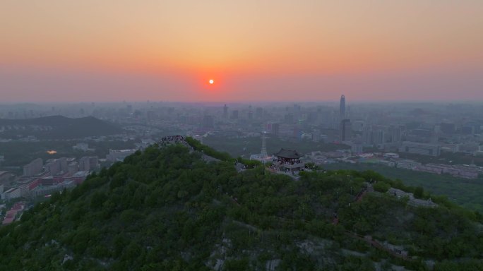 济南千佛山航拍