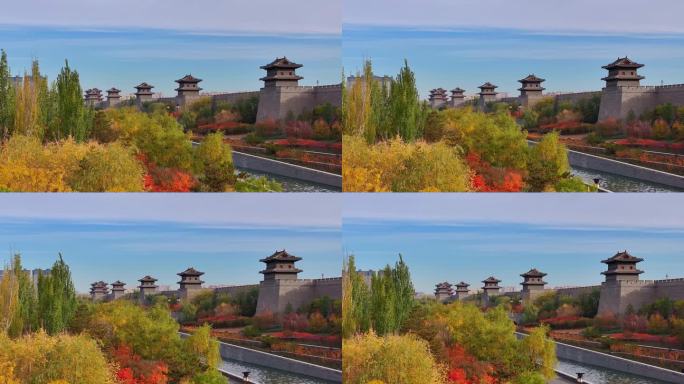 大同城墙航拍