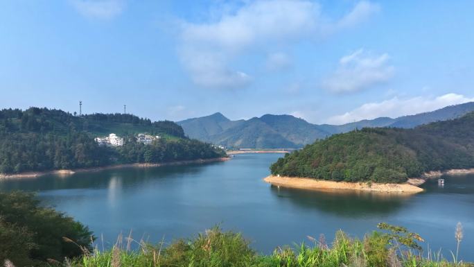 黄山太平湖航拍