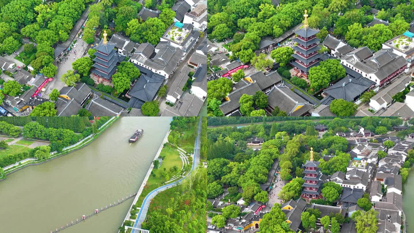 江苏苏州城市地标风景风光素材航拍_76