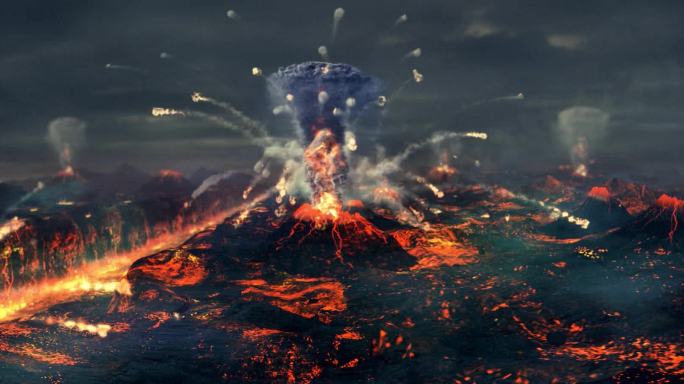 陨石撞击火山喷发地震