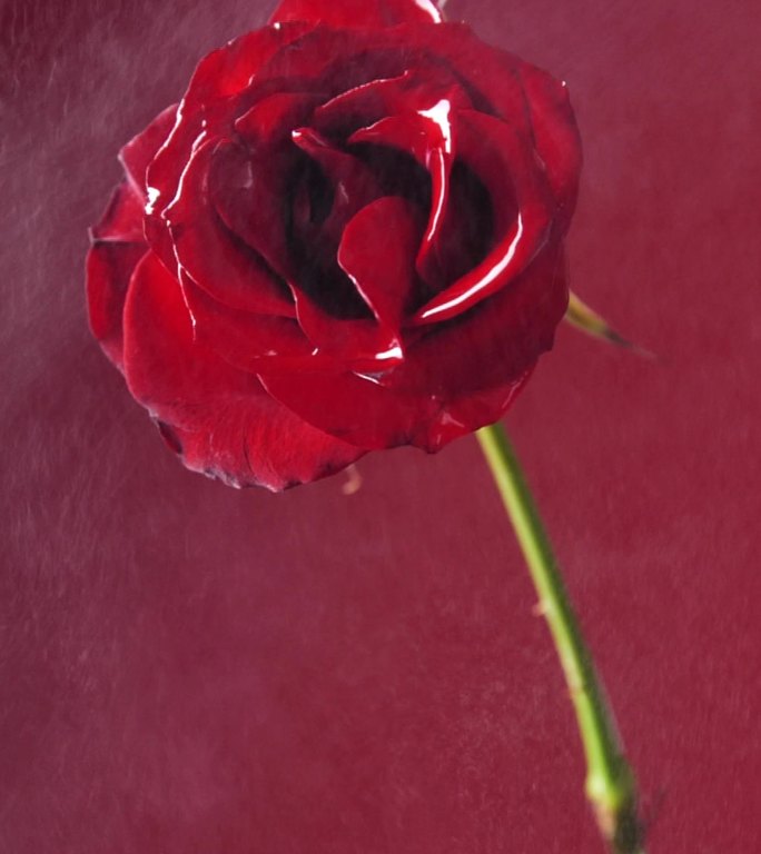 竖版玫瑰花 红玫瑰 情人节