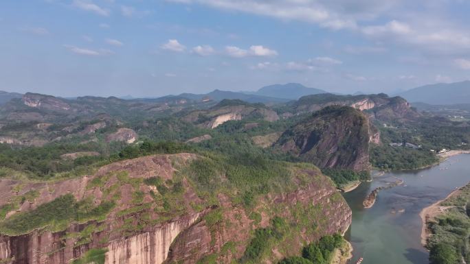 江西鹰潭龙虎山景区航拍