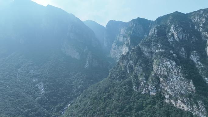 庐山风景区山峰岩石航拍山脉山丘山岭山陵