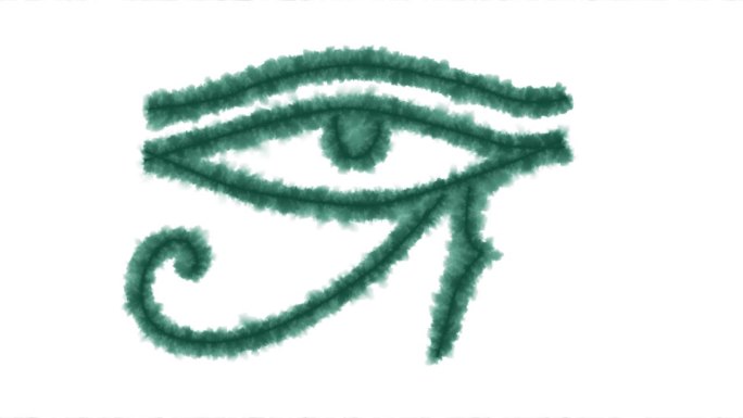 墨绘符号-荷鲁斯之眼符号